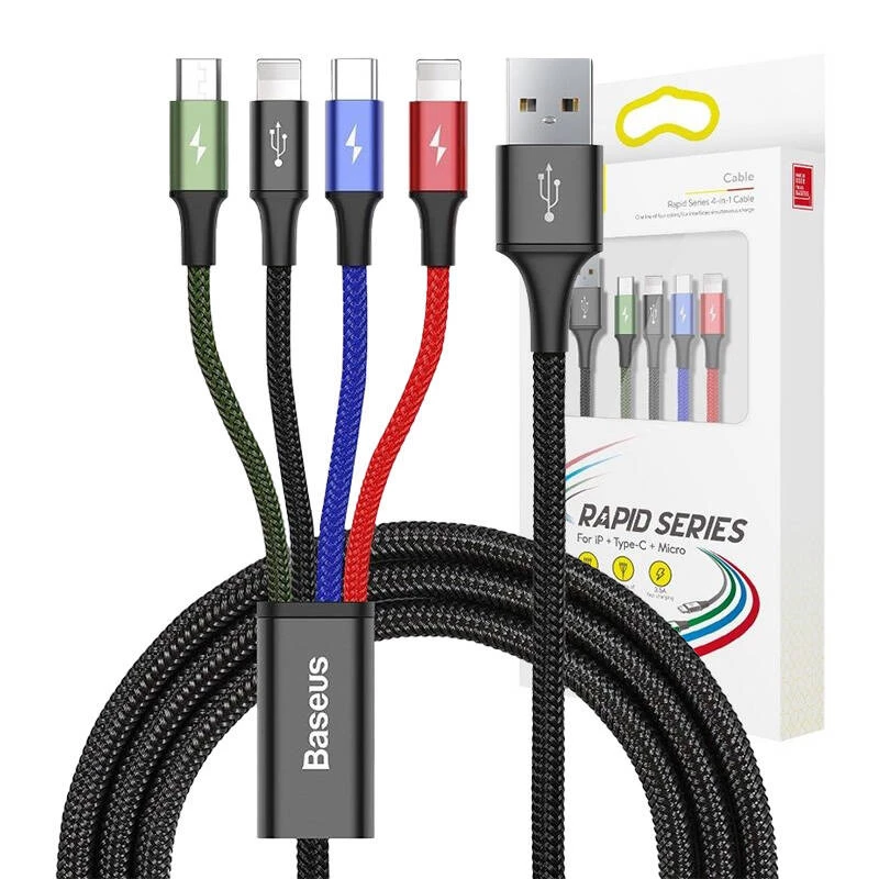 Καλώδιο κινητού τηλεφώνου Baseus KB2L435A12BK