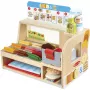 Melissa & Doug Slice & Stack Sandwich Counter 6074860 ξύλινη κουζίνα παιχνιδιού