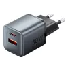 Vention FEWH0-EU φορτιστής GaN 30W — 1× USB-C, 1× USB-A, 30 W, μαύρος