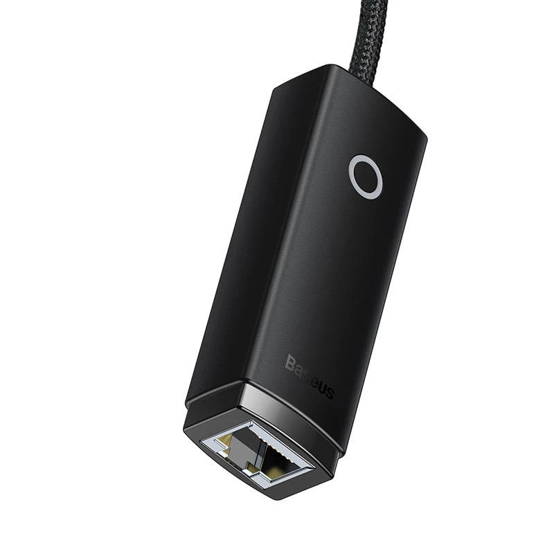 Προσαρμογέας δικτύου Baseus Lite Series USB-C σε RJ45 (μαύρο)