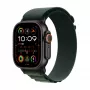 APPLE Watch Ultra 2 GPS + Cellular 49mm Θήκη Black Titanium με Dark Green Alpine Loop - Large