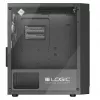Κουτί υπολογιστή Logic Concept Atos AM-ATOS-10-0000000-0002 ATX μαύρο