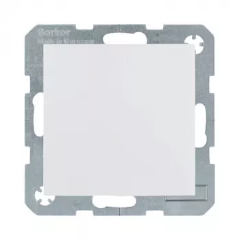 Berker 47518989 Πρίζα SCHUKO με καπάκι, λευκή