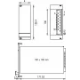 SCHROFF Μπροστινό πάνελ - FRONTPL.HF PSU 3HE 6TE MAX (21006943)