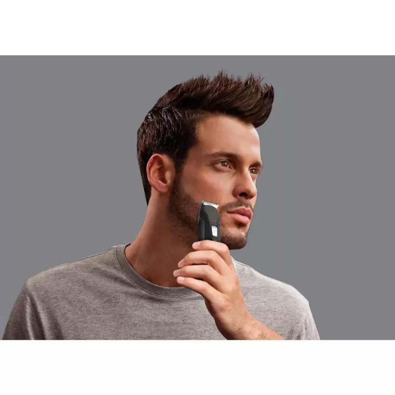 Remington PG6030 Edge σετ περιποίησης, λεπίδες με επίστρωση τιτανίου, 7 ρυθμίσεις μήκους, μπαταρία, για γένια/κεφάλι/μύτη/αυτιά, μαύρο