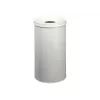 Durable 330710 κάδος απορριμμάτων 60L στρογγυλός ατσάλι γκρι