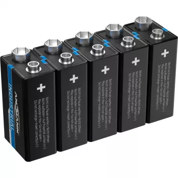 Ansmann 1505-0002 - μπαταρία μίας χρήσης - λίθιο - 9 V - 5 τεμ. - μαύρο - -40 - 60 °C