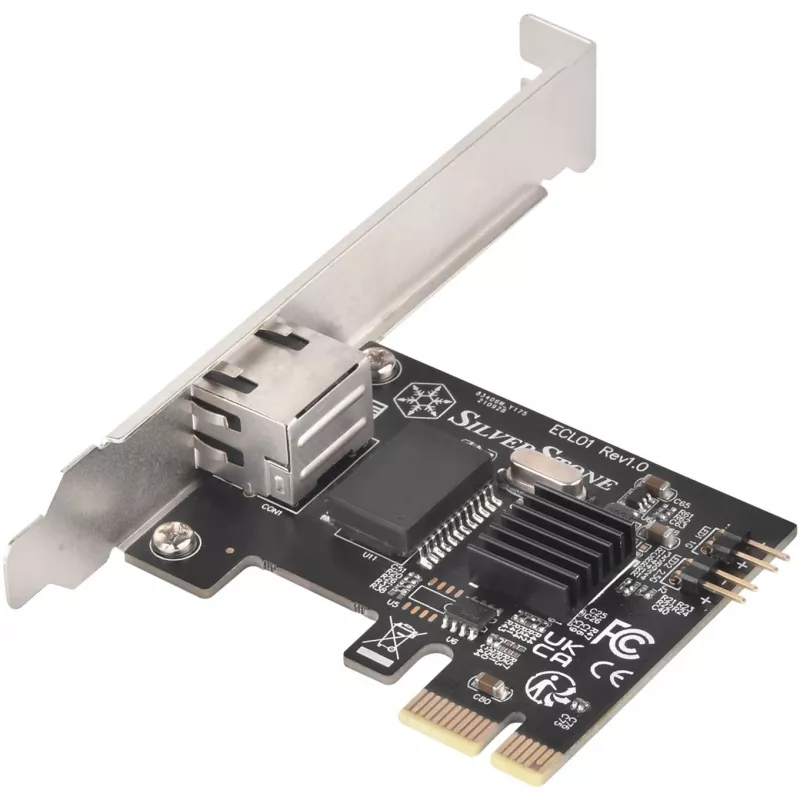 Silverstone ECL01, κάρτα δικτύου 2,5G, PCIe