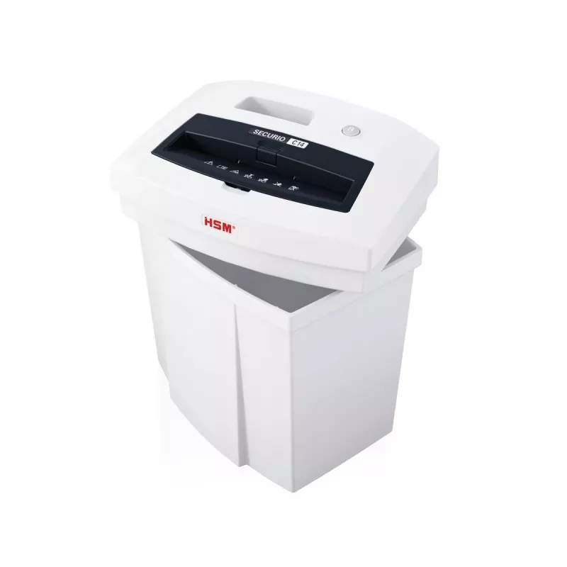 HSM SECURIO C14 καταστροφέας χαρτιού, λωρίδες 3,9 mm, P-2, 14 φύλλα, είσοδος 225 mm, κάδος 20 l