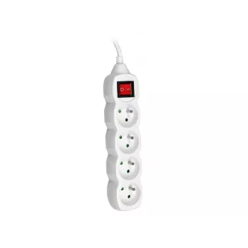 PowerWatch 3 m (4 πρίζες) λευκό με διακόπτη