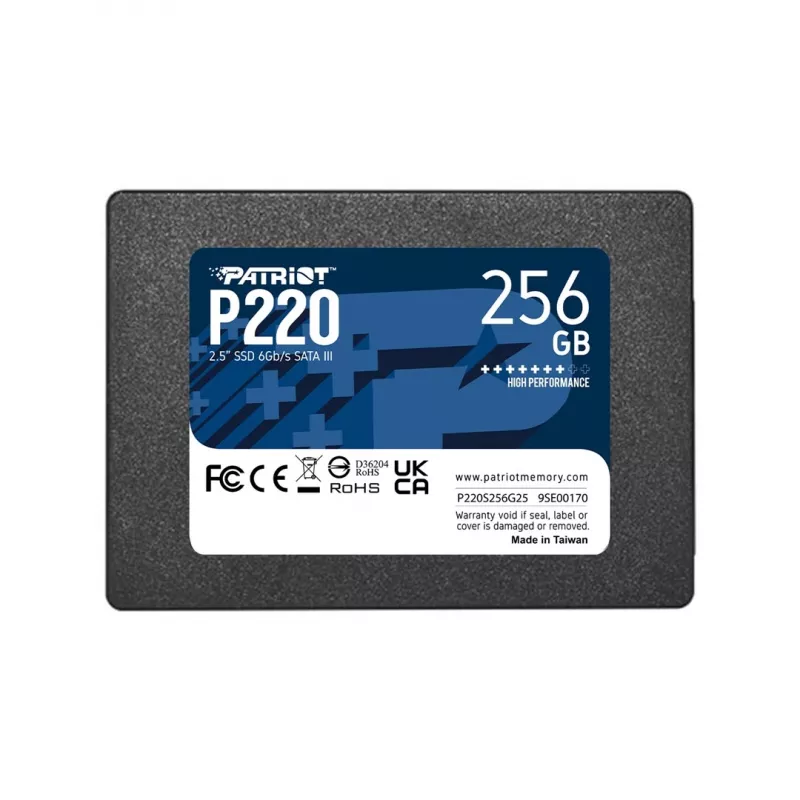 Μονάδα SSD Patriot P220 256 GB 2,5 ίντσες SATA III