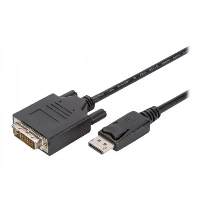 Καλώδιο προσαρμογέα Digitus DisplayPort – DVI, συσκευασία 10 τεμ.