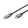 UNITEK C1628GY01-1.5M Καλώδιο DisplayPort Μαύρο, Γκρι
