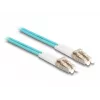 DeLOCK Καλώδιο οπτικών ινών LC Duplex σε LC Duplex OM3 1m