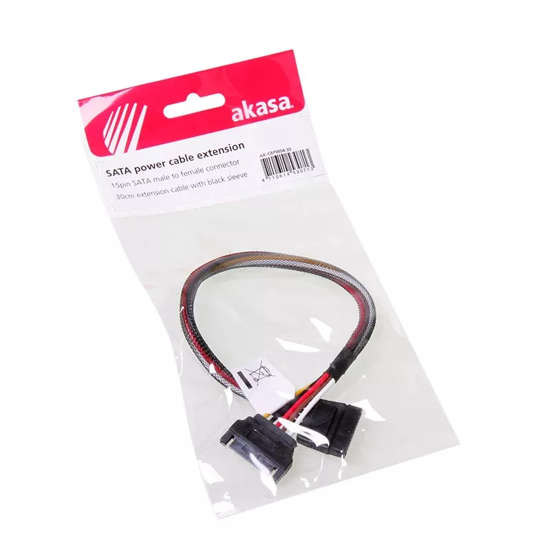 Καλώδιο επέκτασης τροφοδοσίας SATA Akasa AK-CBPW04-30 0,3 m