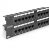 DIGITUS - Patch Panel - RJ-45 X 48 - Γκρι, RAL 7035 - 2U - 48 Ports (DN-91648U)