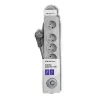 Προστασία Υπέρτασης Qoltec 50272 Γκρι 5 πρίζες AC 230V 3m
