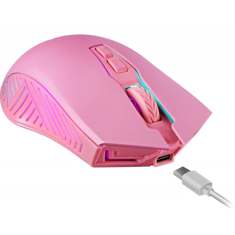 Ασύρματο Gaming Ποντίκι DEFENDER P ANDORA PINK Διασύνδεση