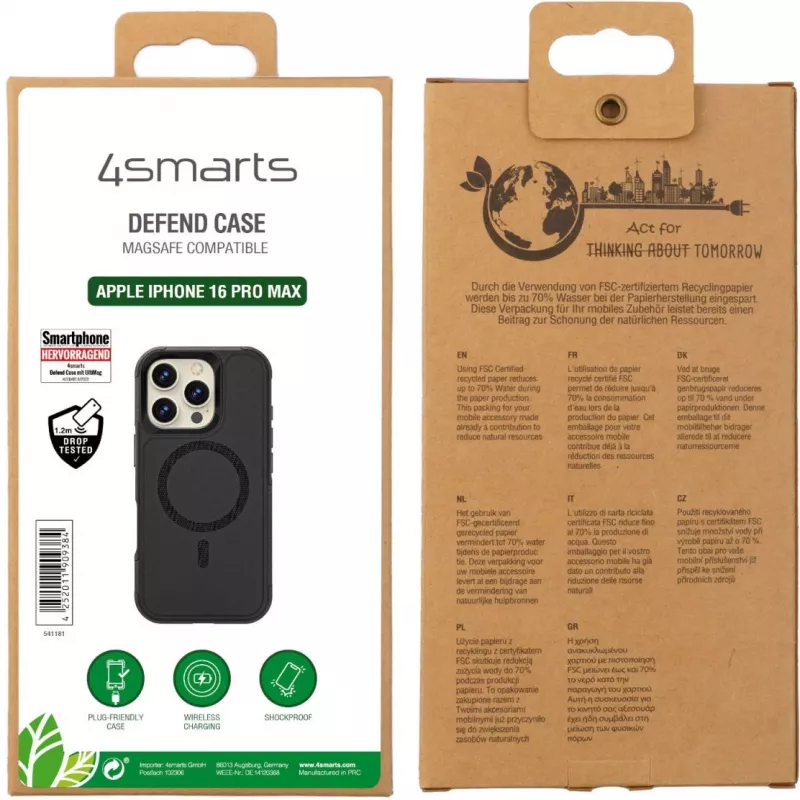 4smarts Defend Case για Apple - iPhone 16 Pro Max Συμβατό με MagSafe