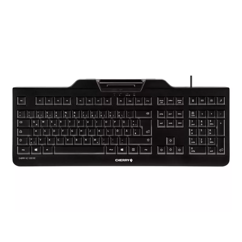 CHERRY KC 1000 SC Πληκτρολόγιο USB QWERTZ Ελβετικό Μαύρο