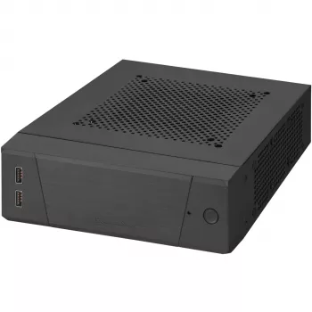 SilverStone MILO ML10 - USFF - Mini-ITX - χωρίς τροφοδοτικό - Μαύρο - USB/Audio (SST-ML10B)