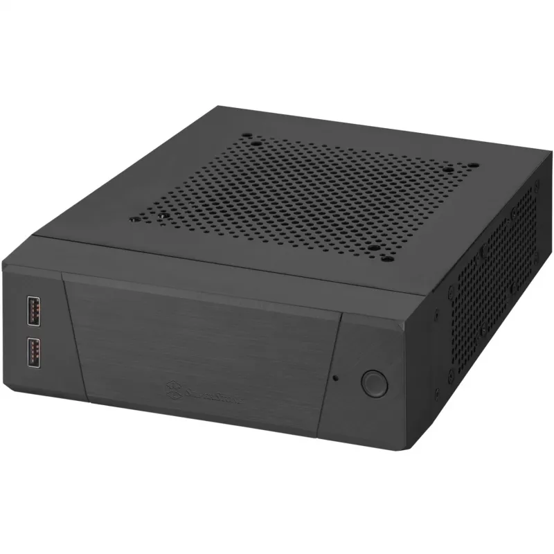 SilverStone MILO ML10 - USFF - Mini-ITX - χωρίς τροφοδοτικό - Μαύρο - USB/Audio (SST-ML10B)