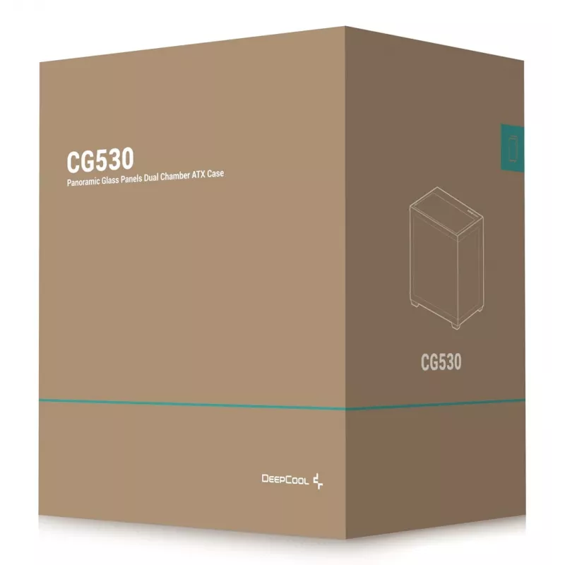 DeepCool CG530 Midi Tower Μαύρο