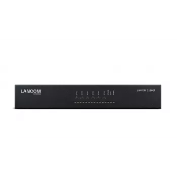 LANCOM 2100EF – Πύλη SD-WAN – με οπτική ίνα και Ethernet – 1GbE, 2.5GbE – 1U – Διαχείριση cloud – Τοποθέτηση σε γραφείο/rack (61109)