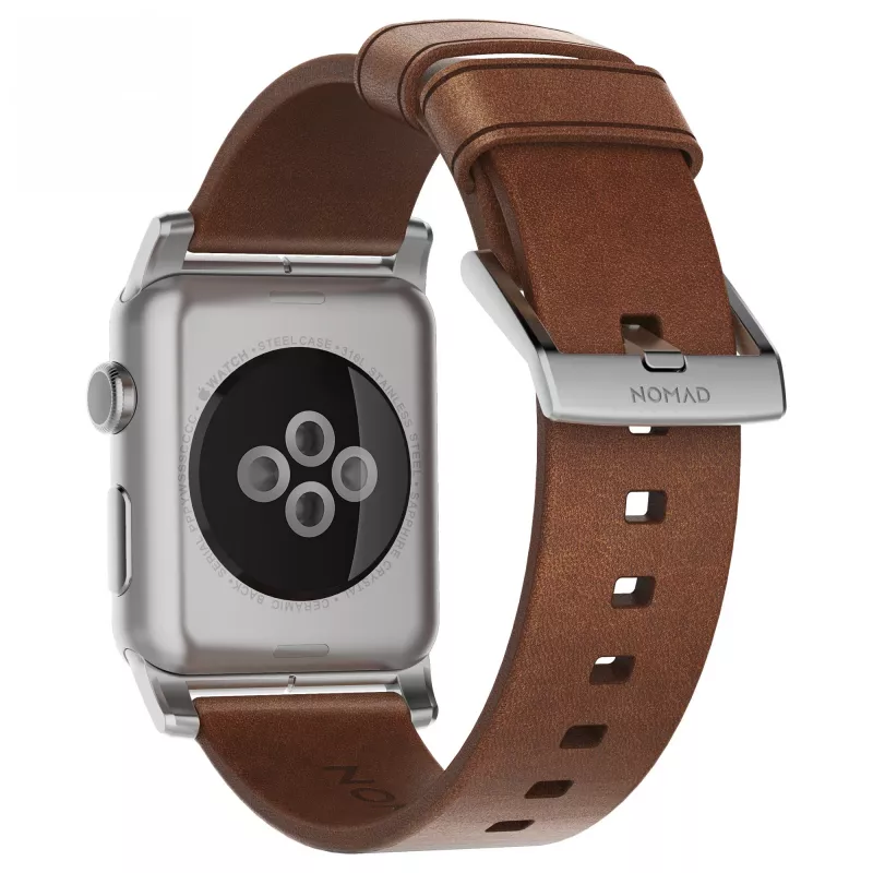 Λουράκι Nomad NM1A4RSM00 για smartwatch – καφέ δέρμα