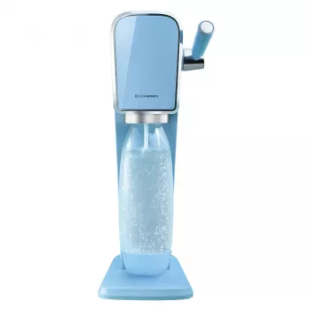 Συσκευή σόδας SODASTREAM Art Blue Steel — Φιάλη πλαστική 1 L, Ανθρακωτής 60 L, 173×245×430 mm