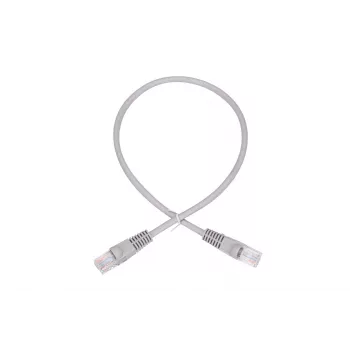 Extralink LAN Καλώδιο patch Cat.5e RJ-45 U/UTP 0,5m Γκρι