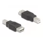 Προσαρμογέας καλωδίου DeLOCK 67199 USB Type-B σε Type-A μαύρο