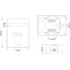 Alantec GN005 κουτί σύνδεσης δικτύου, Cat5e, λευκό