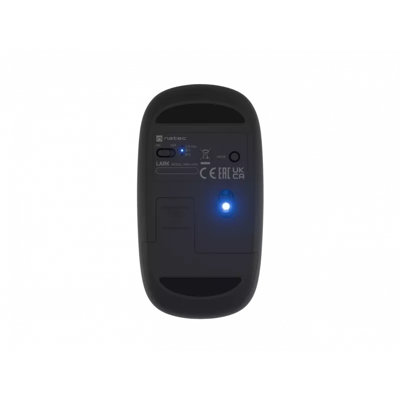 Natec Ποντίκι | Lark | Ασύρματο | 2,4 GHz, Bluetooth | Ανθρακί