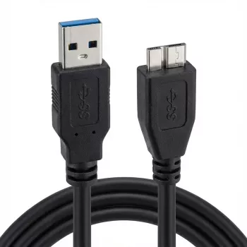 ROLINE - Καλώδιο USB - 9-pin USB Type A (M) - 10-pin Micro-USB Type B (M) - 15 cm (USB 3.0) - Μαύρο (11.02.8876)