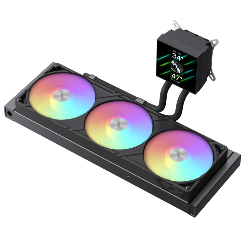 Gamemax υδρόψυξη CPU | GLACIER 360 LCD BK | Intel, AMD