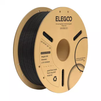 Καρούλι filament Elegoo PLA+ μαύρο – 1,75 mm, συμβατό με 3D εκτυπωτές FDM