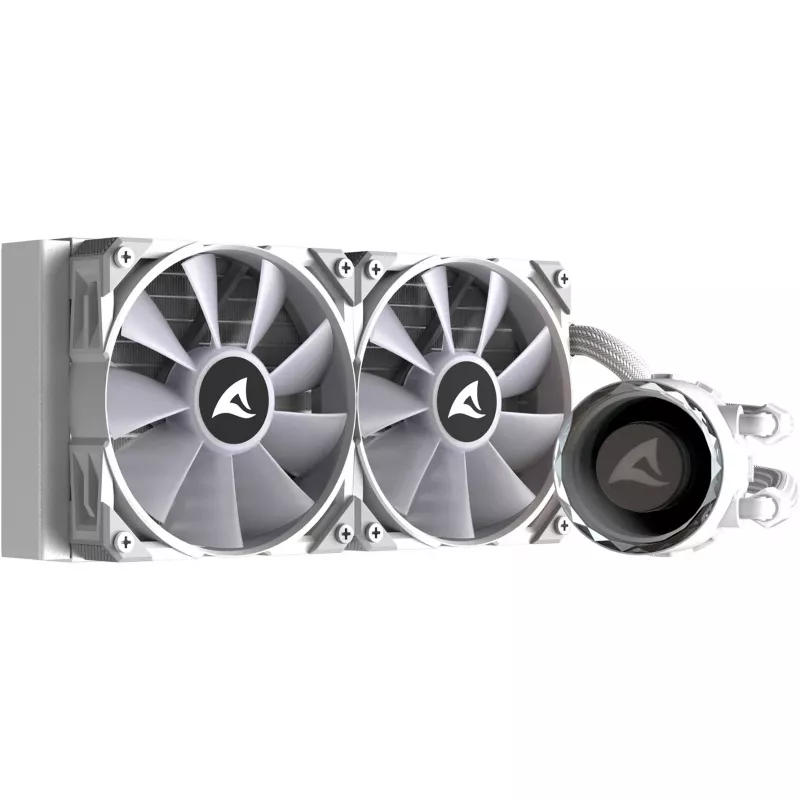 S80 RGB White AIO 240mm, υδρόψυξη λευκό