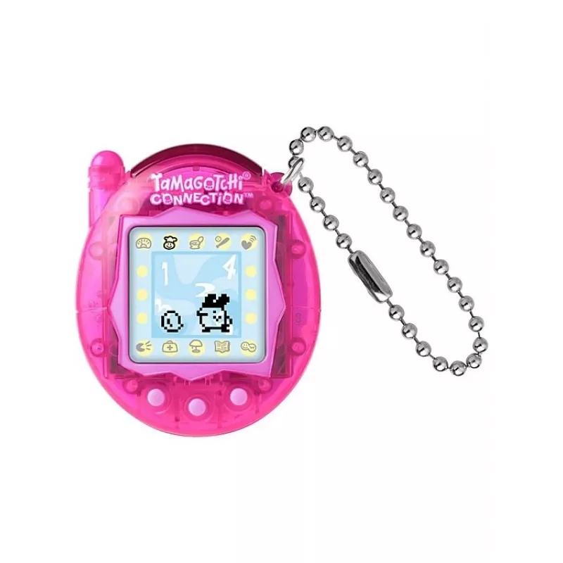 Φορητό εικονικό κατοικίδιο Bandai Tamagotchi Connection — Διαφανές ροζ