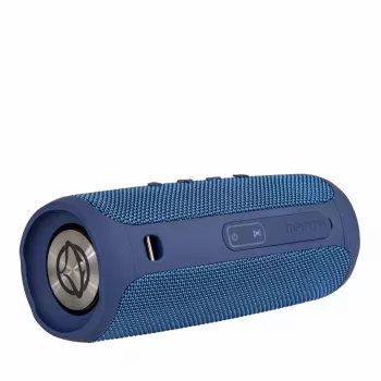 Φορητό ηχείο MANTA SPK130GO BT — Bluetooth 5.0, TWS, FM, 10W RMS, επαναφορτιζόμενο (μαύρο, 8×8×19 cm)