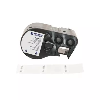 Brady Corporation M4-91-417 αυτοστρωματοποιούμενο βινύλιο λευκό/διαφανές 25,40 x 12,70 38,10 mm (170957)