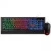 Tt eSPORTS Challenger Combo USB QWERTY Γερμανικό Μαύρο (CM-CHC-WLXXPL-GR)