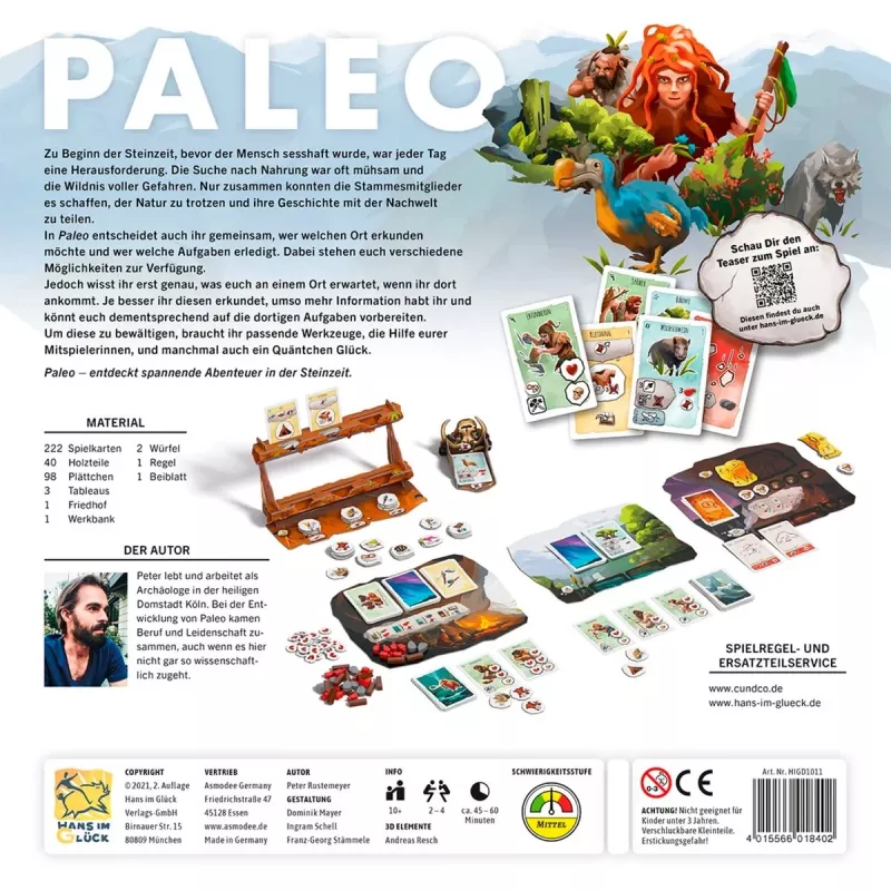 Paleo, επιτραπέζιο παιχνίδι ειδικών του έτους 2021
