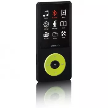 MP3 player Lenco Xemio-860GN 8 GB Μαύρο/Λαχανί LCD 18h αναπαραγωγή