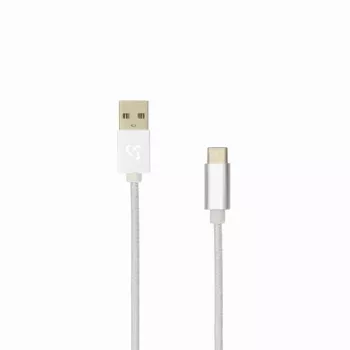 Sbox USB-TYPEC-15W USB->Type C M/M 1,5m λευκό καρύδας