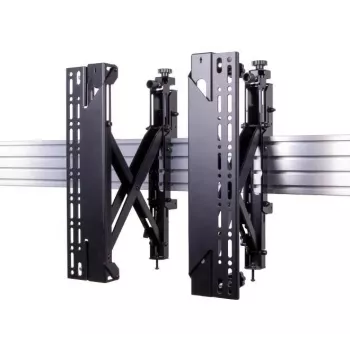 B-TECH Ράγες στήριξης -50kg VESA 400/για BT8390/2 τεμ./ρυθμιζόμενες (BT8390-VESA400MAP/B V2)