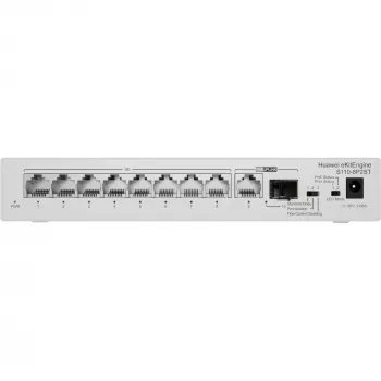 HUAWEI eKit S110 Series S110-8P2ST Μη διαχειριζόμενο L2 Gigabit Ethernet (10/100/1000) Power over Ethernet (PoE) Γκρι