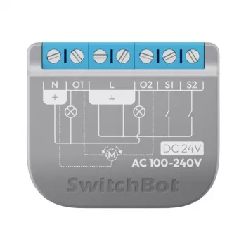 Διακόπτης ρελέ SwitchBot 2PM Δικάναλο W5502320 – Ρελέ δύο καναλιών για έξυπνο έλεγχο
