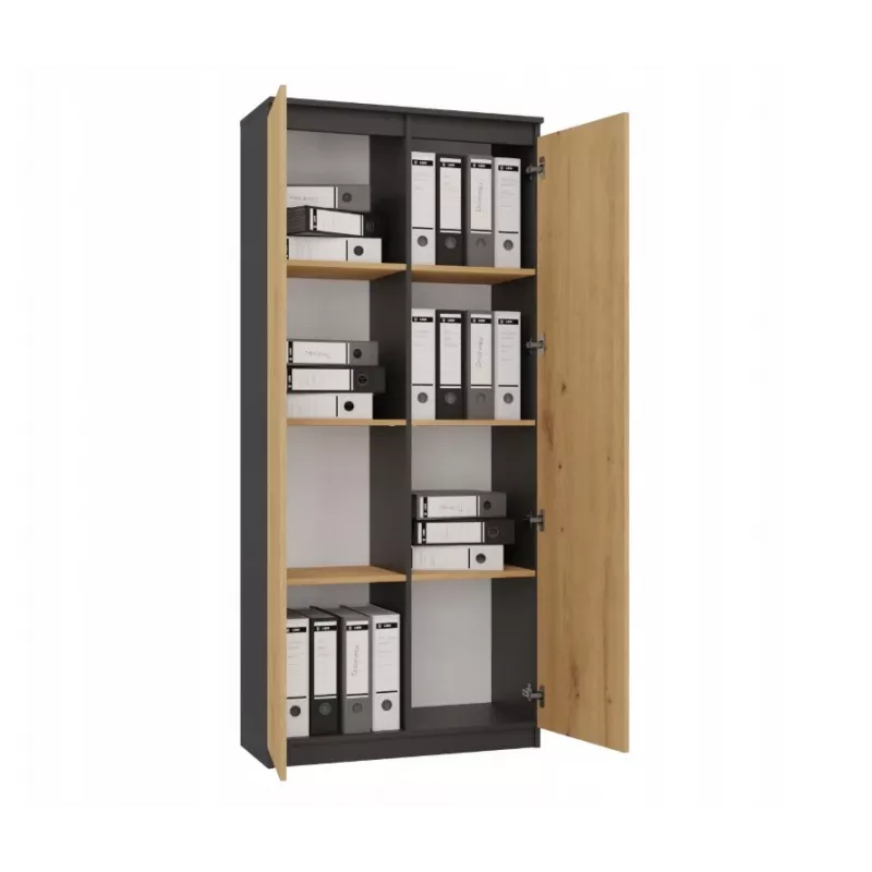 RS-80 HEMN OFFICE ΜΟΝΑΔΑ ΡΑΦΙΩΝ, ΑΝΘΡΑΚΙ/ARTISAN ΔΡΥΣ