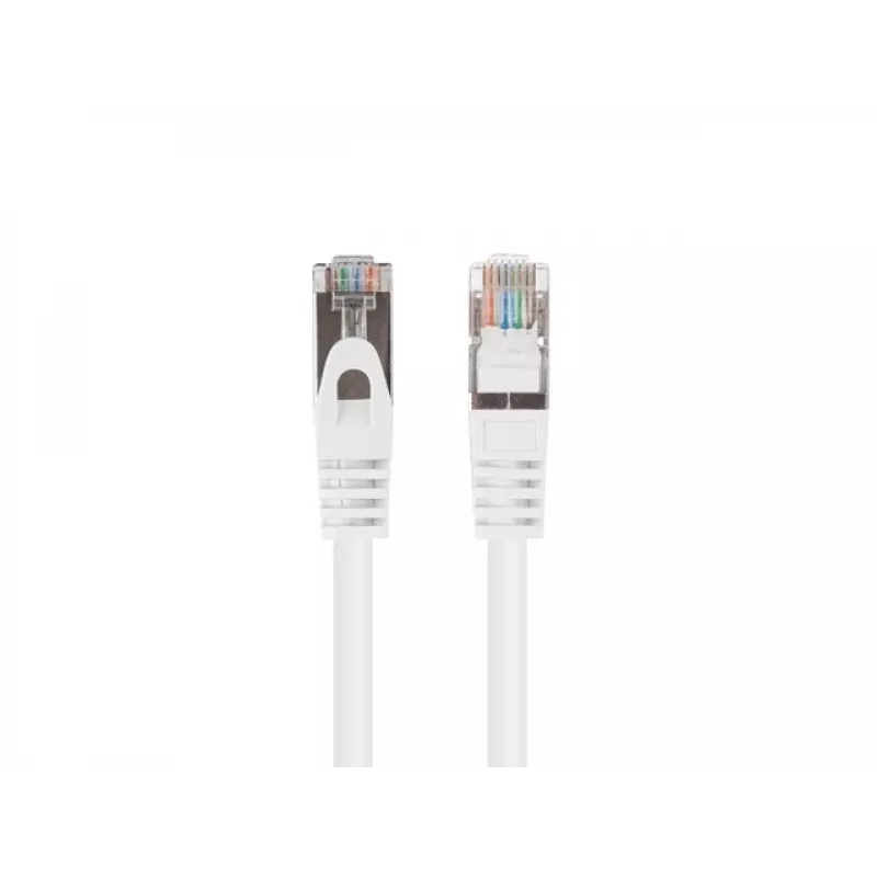 Lanberg PCF6-20CC-0200-W Καλώδιο δικτύου Cat.6 FTP, 2 m, Λευκό, συσκευασία 10 τεμ.